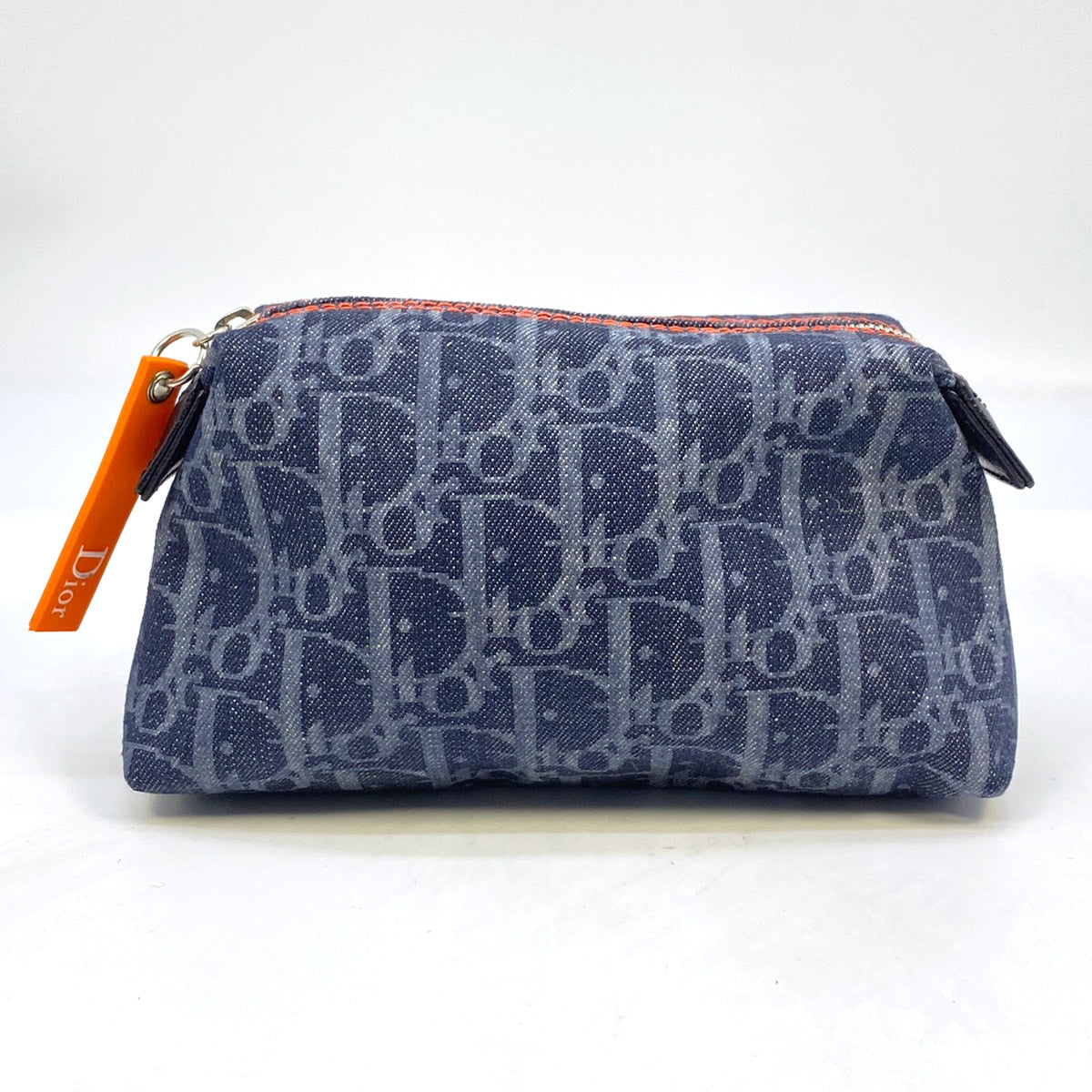 Christian Dior Flight Line Trotter 牛仔布化妆包，参考编号：7612