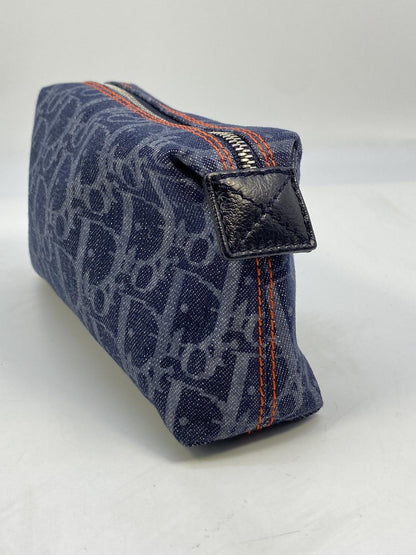 Christian Dior Flight Line Trotter 牛仔布化妆包，参考编号：7612