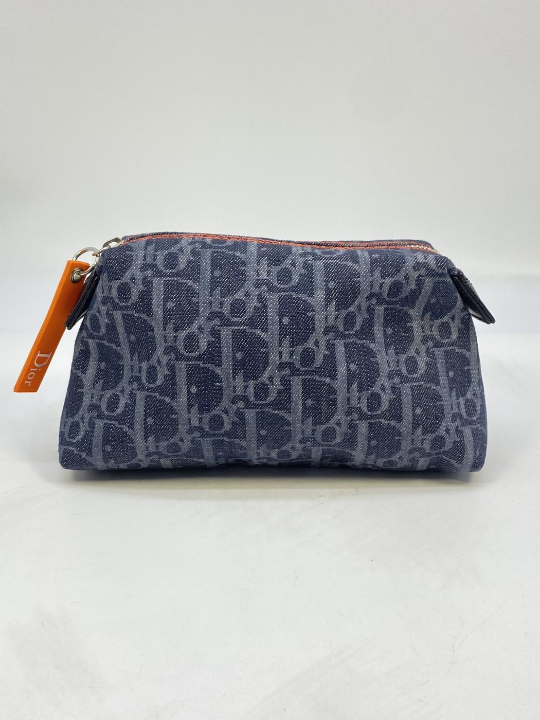Christian Dior Flight Line Trotter 牛仔布化妆包，参考编号：7612