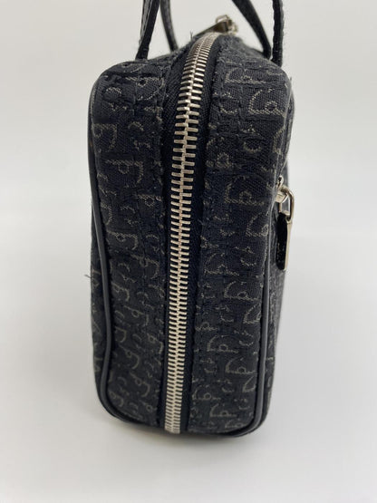 DIOR ディオール トロッターパターン ミニハンドバッグ ブラック 管理番号：8083