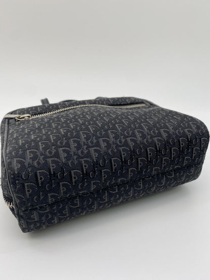 DIOR ディオール トロッターパターン ミニハンドバッグ ブラック 管理番号：8083