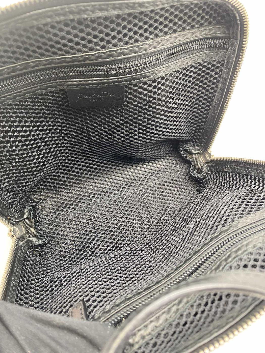 DIOR ディオール トロッターパターン ミニハンドバッグ ブラック 管理番号：8083