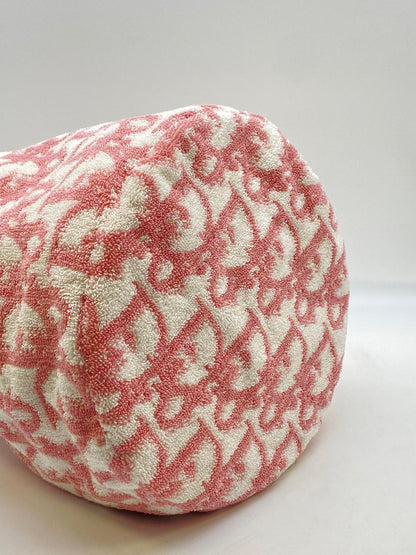 Christian Dior ディオール 巾着バッグ プールバッグ トロッター パイル地 ピンク 管理番号：8374