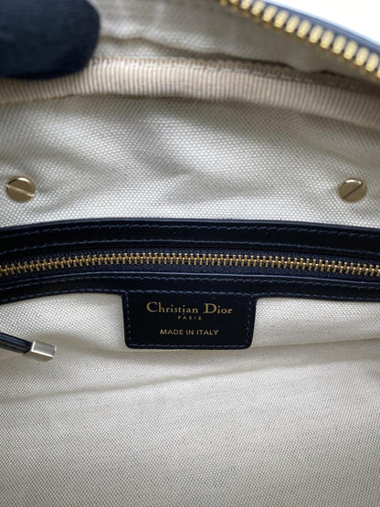 ディオール Christian Dior ハンドバッグ ショルダーバッグ ヴァイブ スモール ボーリングバッグ ブラック×ホワイト e58838a 管理番号：8903