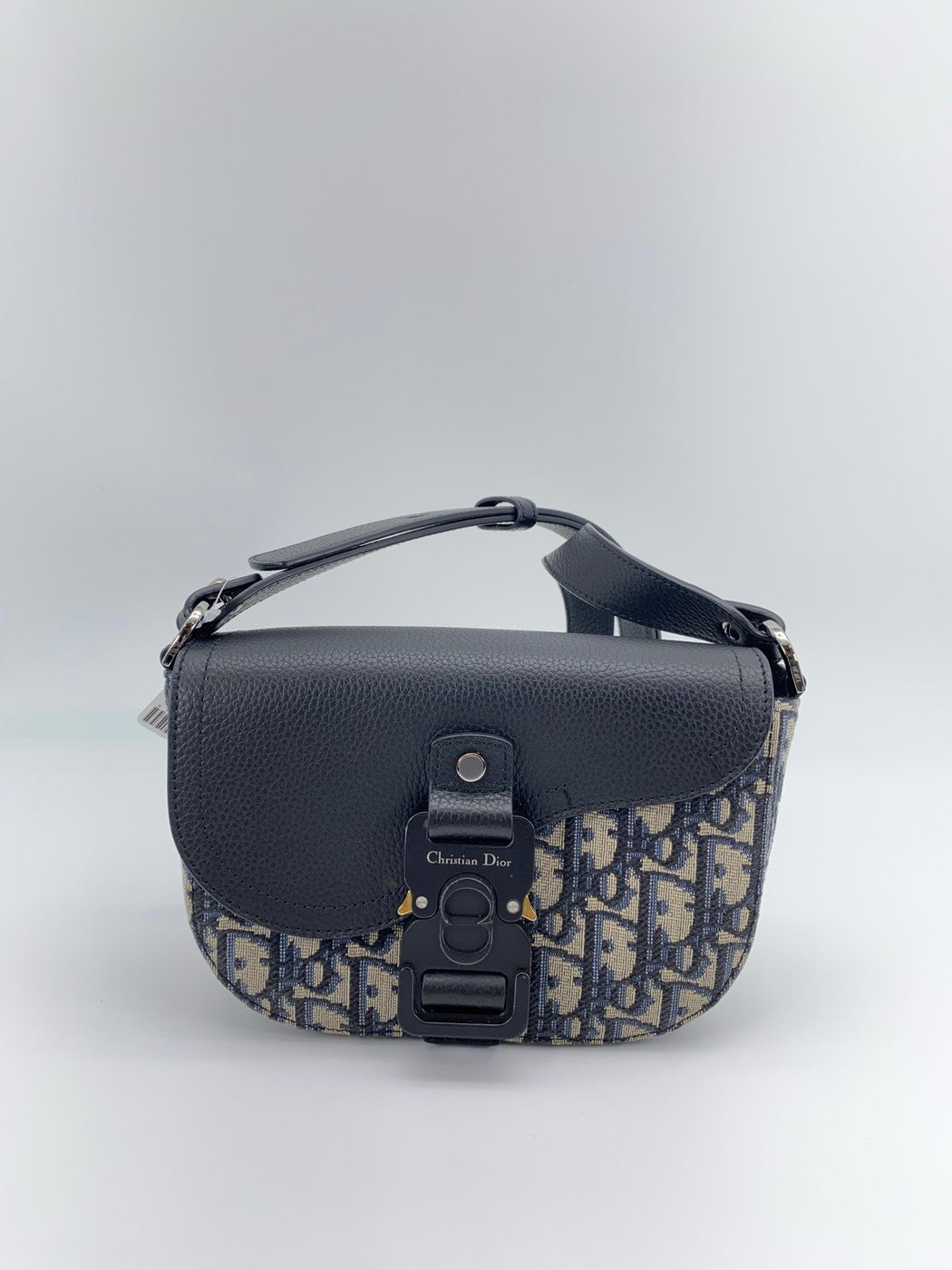 Dior Deal Oblique 马鞍形肩背包，黑色，参考编号：9258