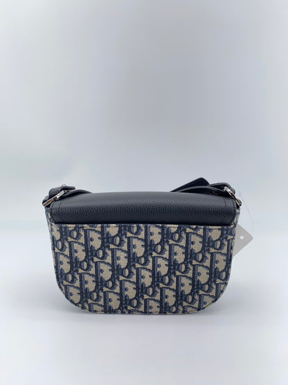 Dior Deal Oblique 马鞍形肩背包，黑色，参考编号：9258