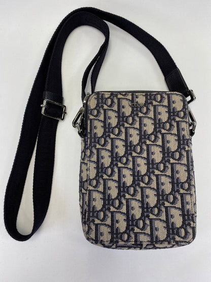 DIOR ディオール メッセンジャーポーチ ショルダーバッグ オブリーク ネイビー 2ESBC265YSE 管理番号：9434