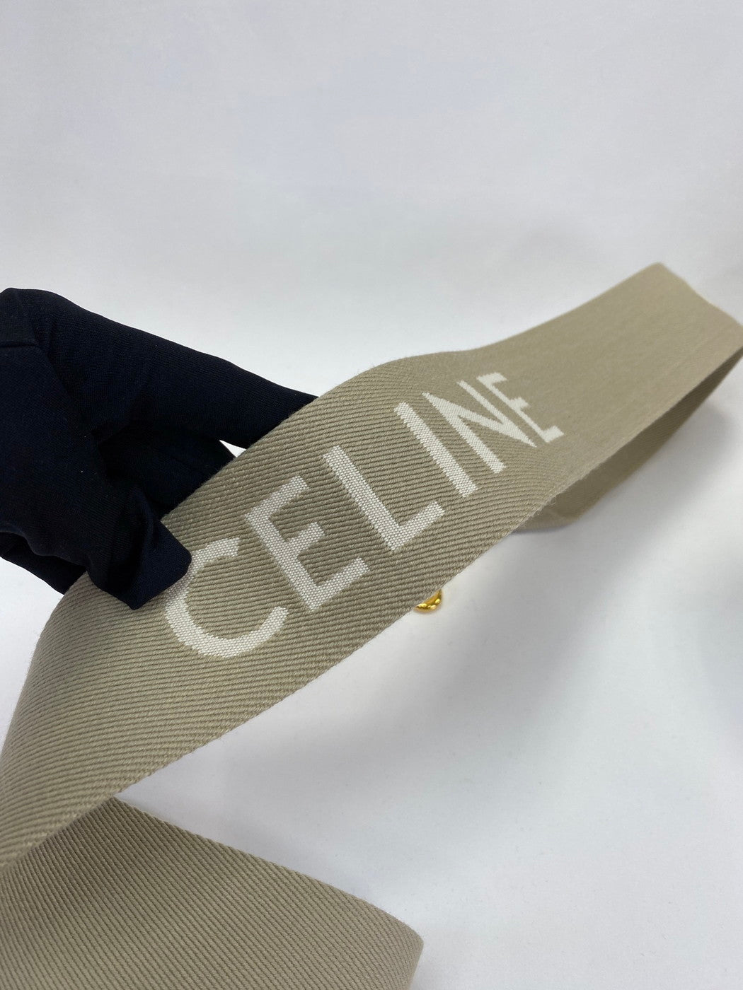 CELINE 长肩带，49S012AEP.03BW，仅含肩带，饰有品牌标志，米色，参考编号：9456