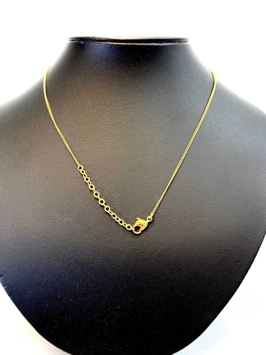 Christian Dior ディオール ロゴ ストーン ゴールド ネックレス 管理番号：9514