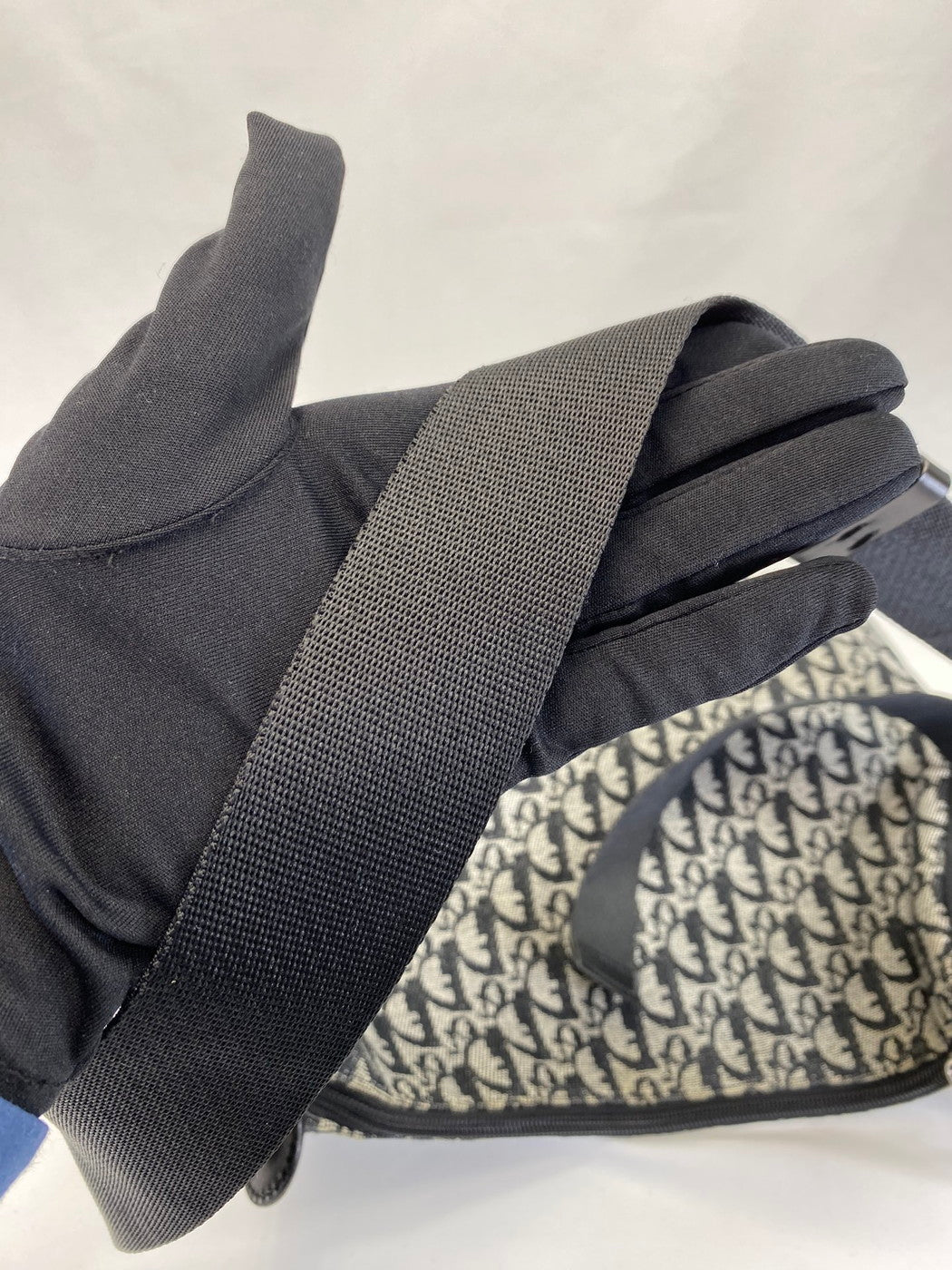 Dior Trotter 斜挎包，海军蓝，货号：9535