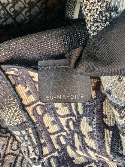 Dior ディオール オブリーク エンブロイダリー リュック バックパック ベージュ×ネイビー 管理番号：9876