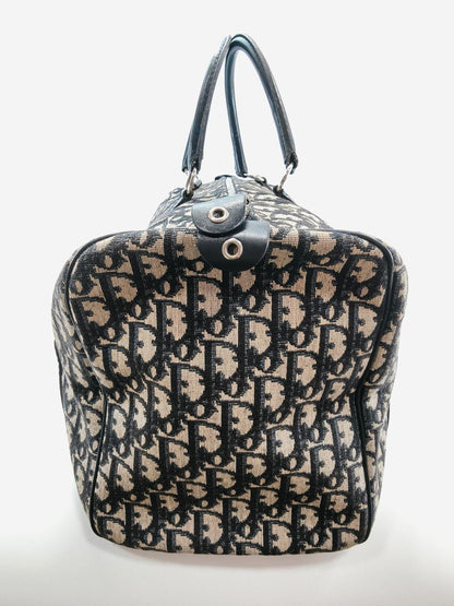 Christian Dior Vintage Trotter Boston Bag，海军蓝，参考编号：9878