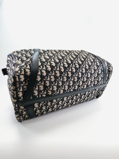 Christian Dior Vintage Trotter Boston Bag，海军蓝，参考编号：9878