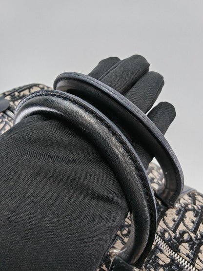 Christian Dior Vintage Trotter Boston Bag，海军蓝，参考编号：9878