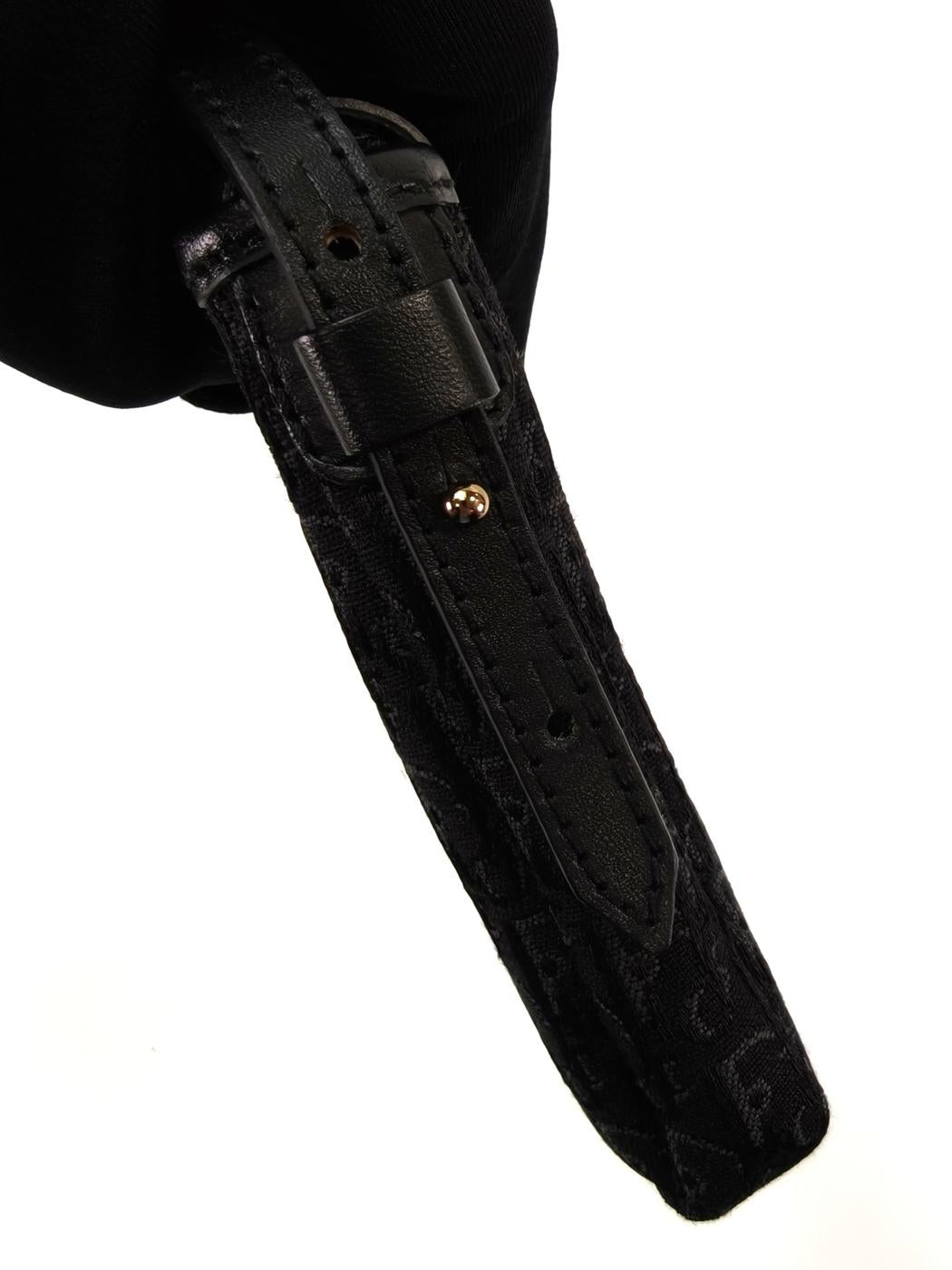 クリスチャンディオール Christian Dior トロッター ショルダーバッグ ショルダーポーチ ミニバッグ 黒 管理番号：9969