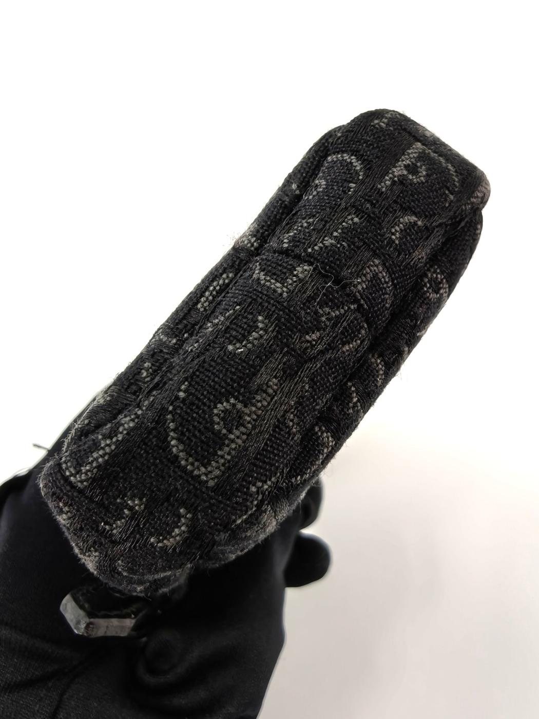 クリスチャンディオール Christian Dior トロッター ショルダーバッグ ショルダーポーチ ミニバッグ 黒 管理番号：9969