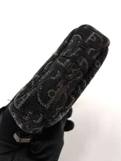 クリスチャンディオール Christian Dior トロッター ショルダーバッグ ショルダーポーチ ミニバッグ 黒 管理番号：9969