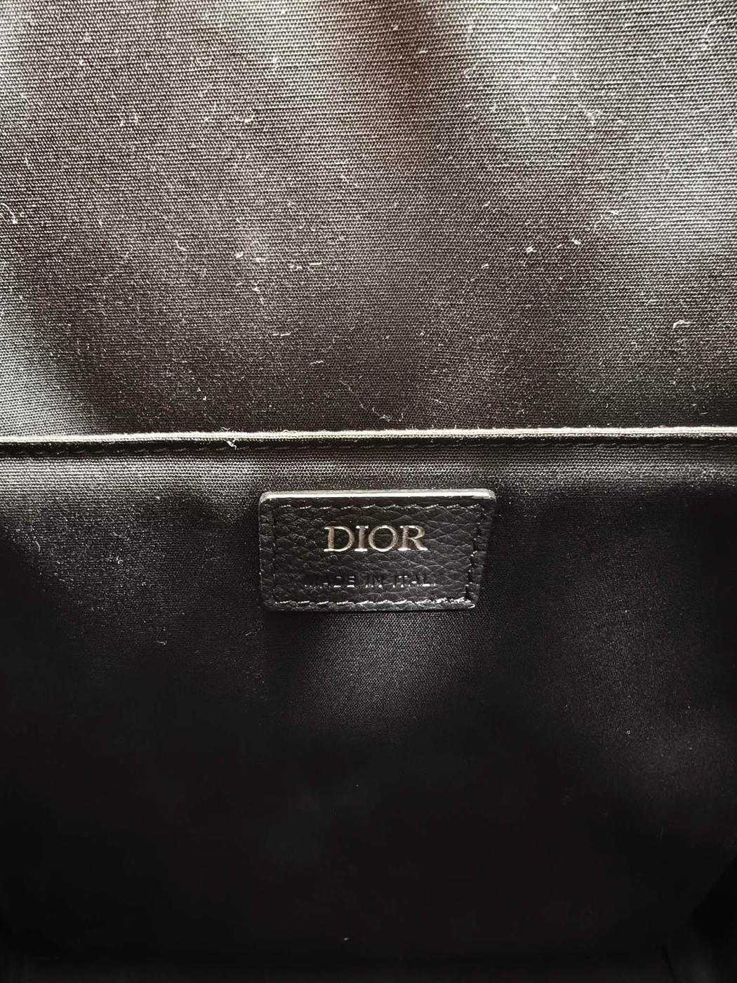 Christian Dior Oblique Trotter 双肩包，黑色，货号：9985