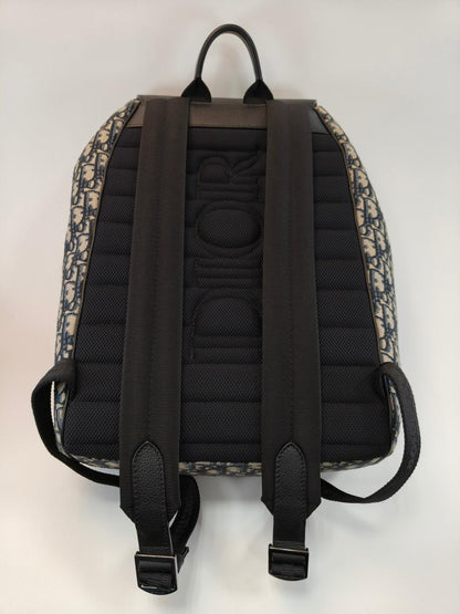 Christian Dior Oblique Trotter 双肩包，黑色，货号：9985