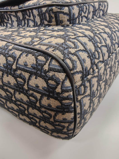 Christian Dior Oblique Trotter 双肩包，黑色，货号：9985