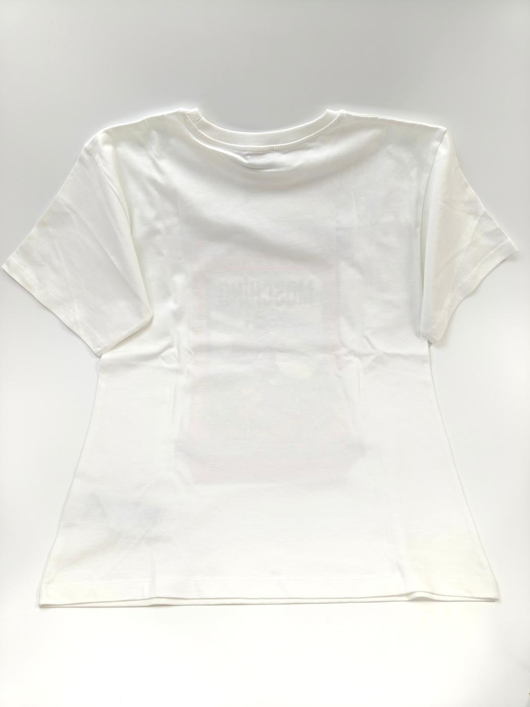 MOSCHINO 棉质泰迪印花T恤，白色，14码，参考编号：10282