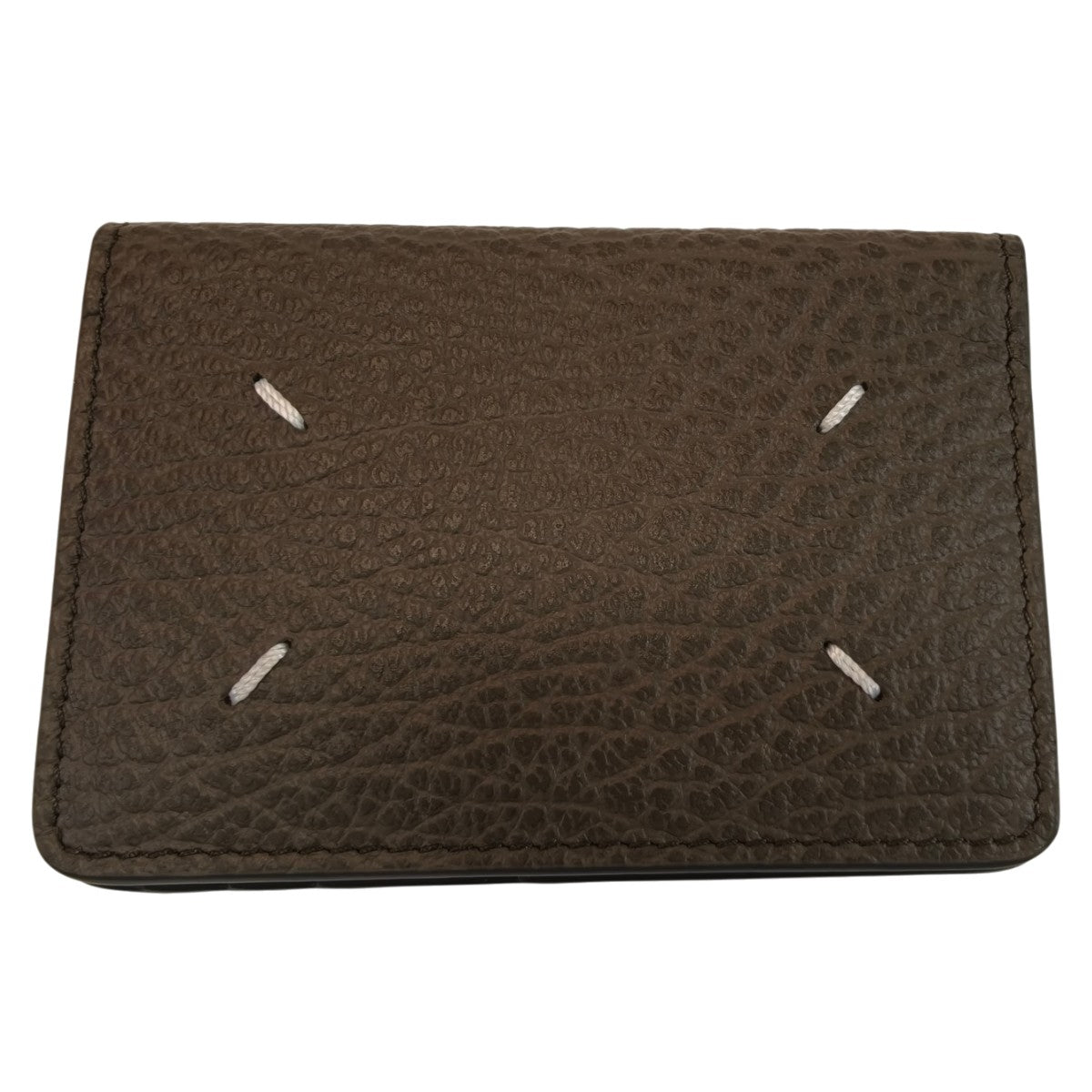 Maison Margiela Card Holder Slim 2, bifold card case, dark gray. Reference number: 10304.