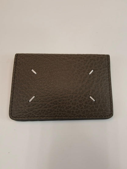 Maison Margiela Card Holder Slim 2, bifold card case, dark gray. Reference number: 10304.