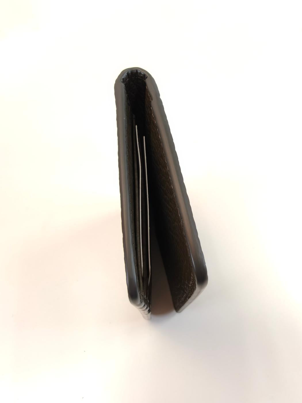 Maison Margiela Card Holder Slim 2, bifold card case, dark gray. Reference number: 10304.