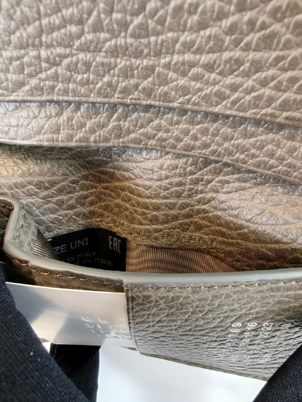 Maison Margiela Card Holder Slim 2, bifold card case, dark gray. Reference number: 10304.