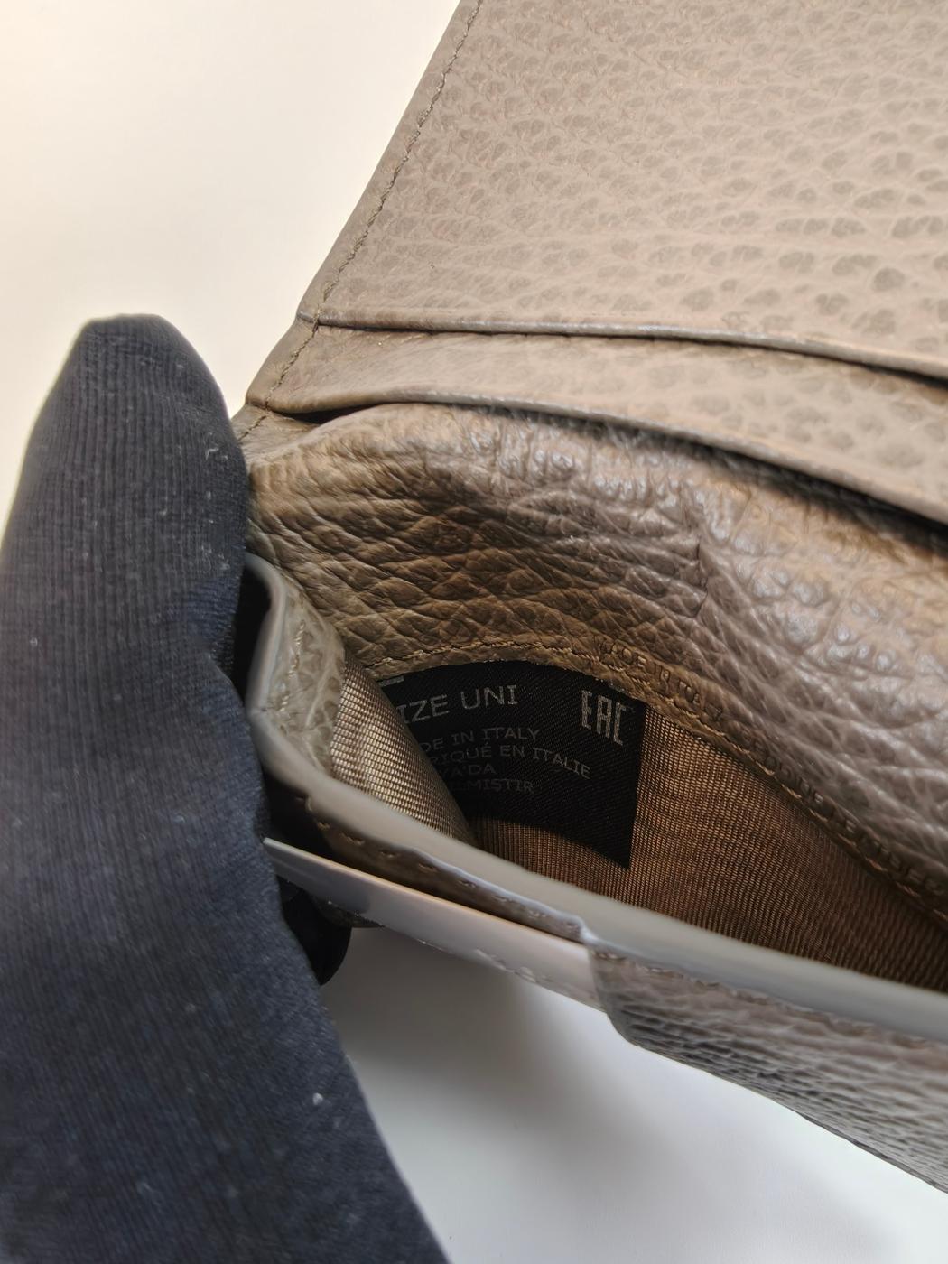 Maison Margiela Card Holder Slim 2, bifold card case, dark gray. Reference number: 10304.