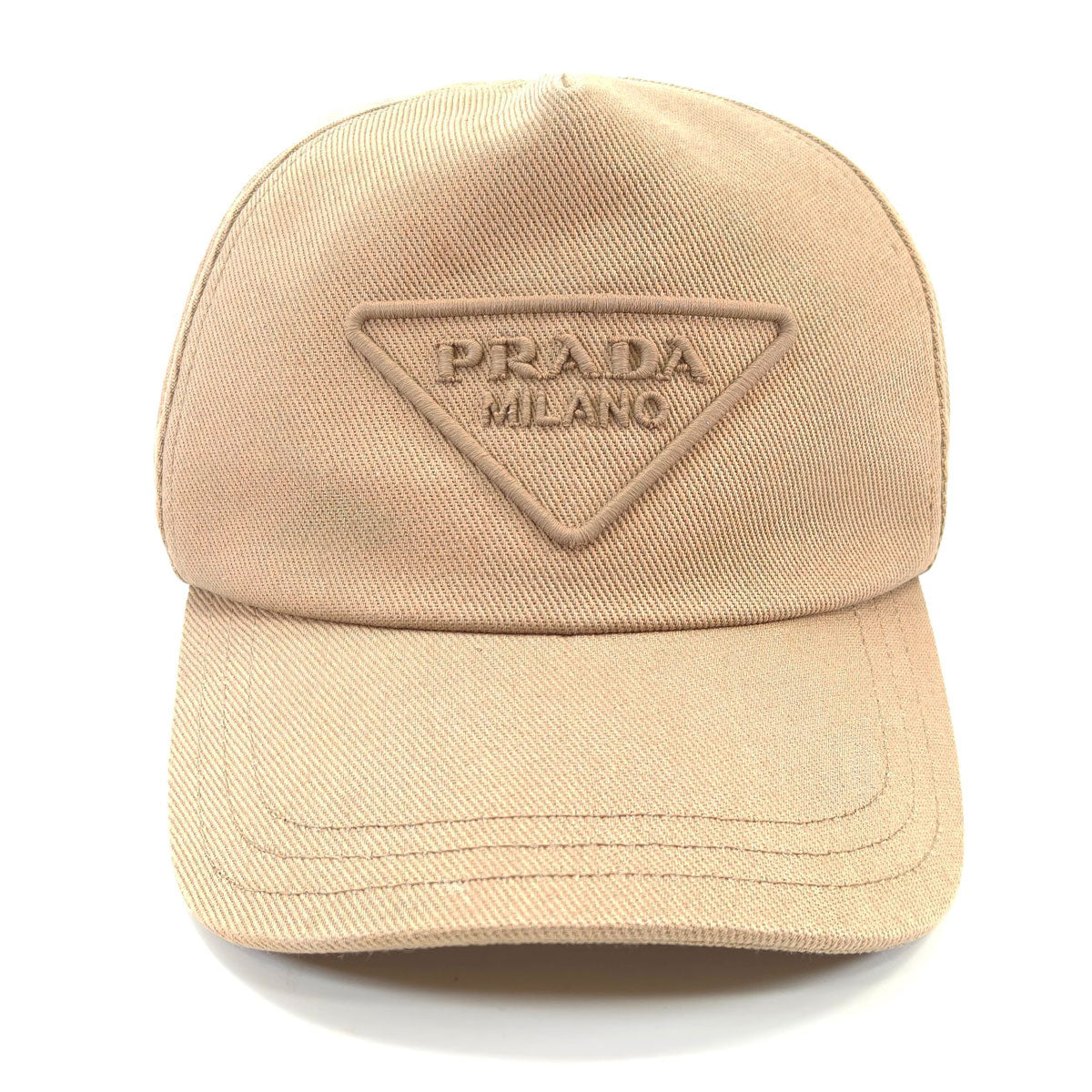 PRADA 普拉达 棒球帽 棉质 米色 商品编号：10668