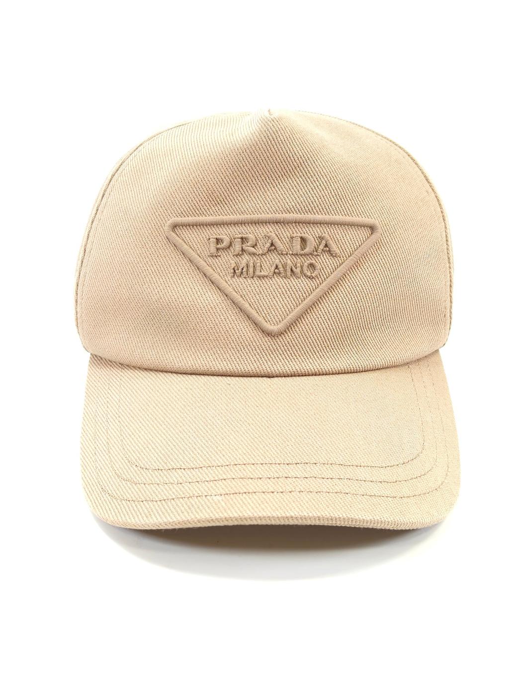 PRADA 普拉达 棒球帽 棉质 米色 商品编号：10668
