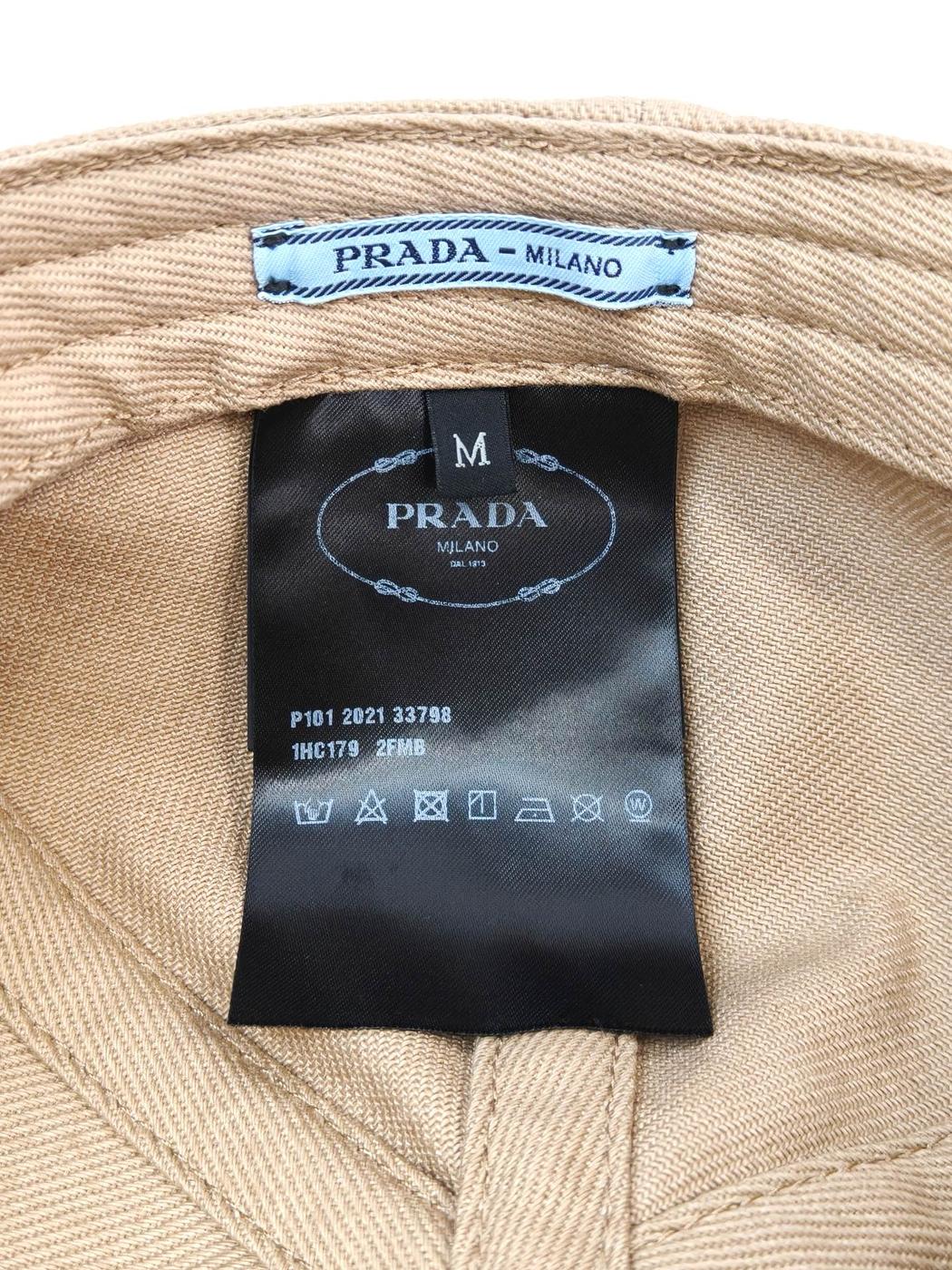 PRADA 普拉达 棒球帽 棉质 米色 商品编号：10668