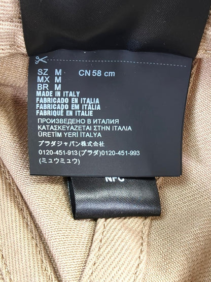 PRADA 普拉达 棒球帽 棉质 米色 商品编号：10668