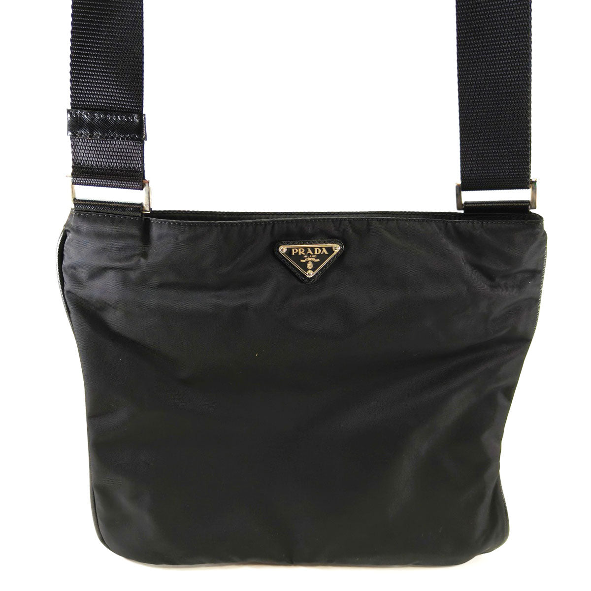 PRADA Nylon Shoulder Bag Black Model number: 10739
