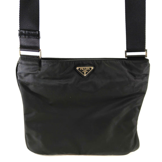 PRADA Nylon Shoulder Bag Black Model number: 10739