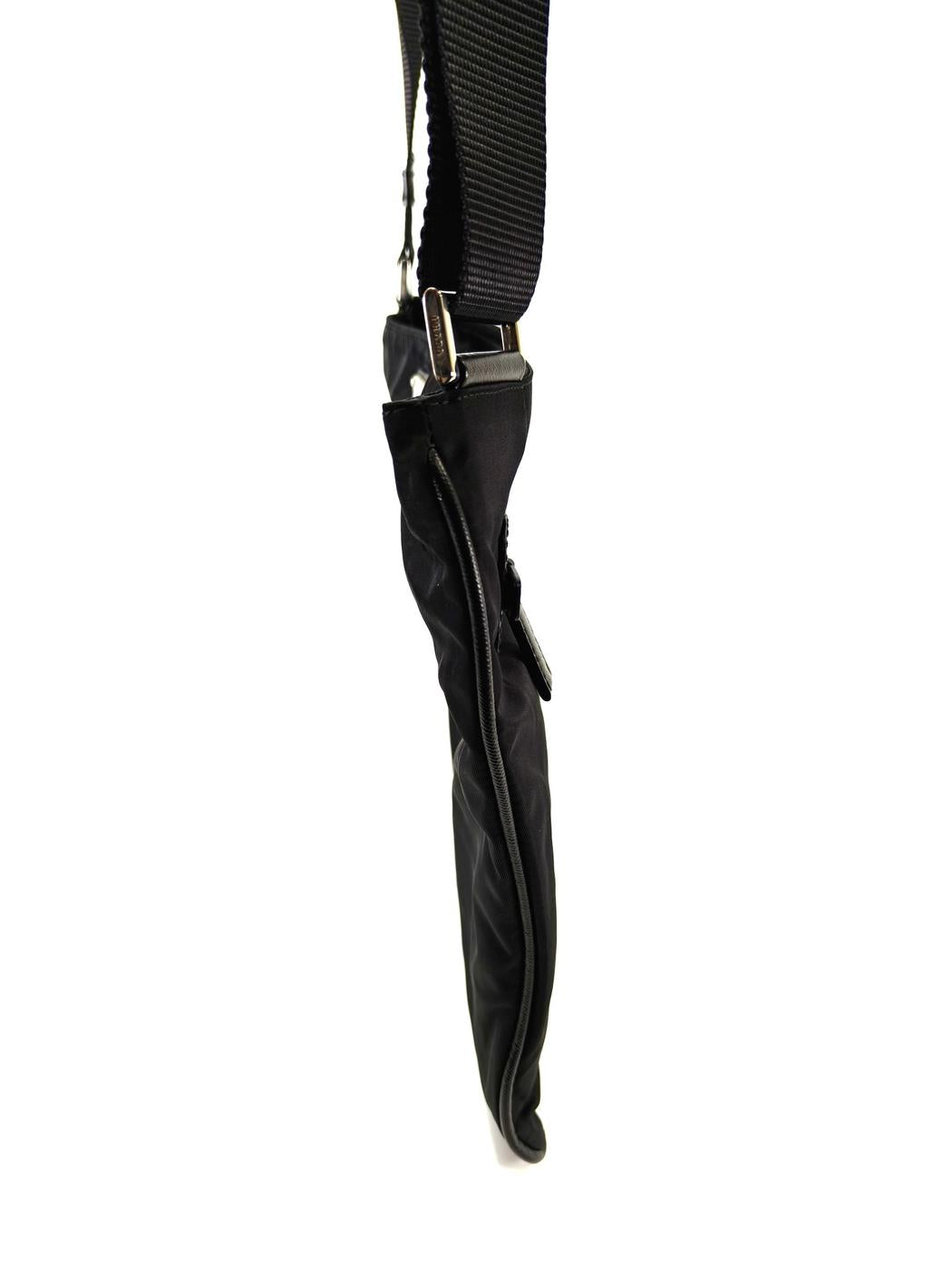 PRADA Nylon Shoulder Bag Black Model number: 10739