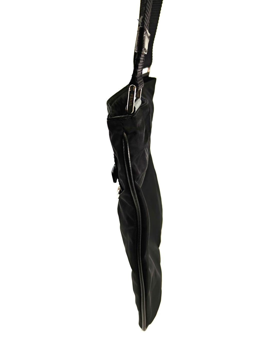 PRADA Nylon Shoulder Bag Black Model number: 10739