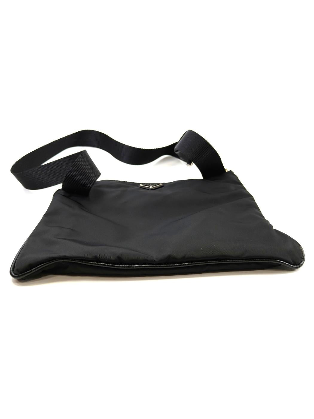 PRADA Nylon Shoulder Bag Black Model number: 10739
