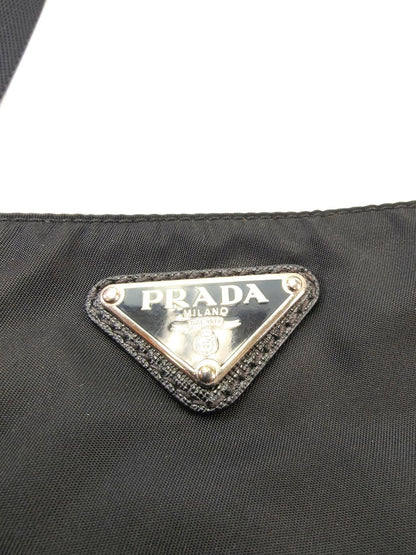 PRADA Nylon Shoulder Bag Black Model number: 10739