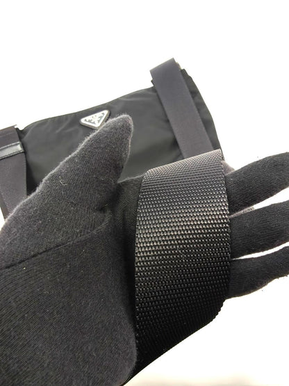 PRADA Nylon Shoulder Bag Black Model number: 10739