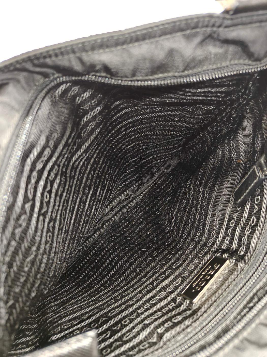 PRADA Nylon Shoulder Bag Black Model number: 10739