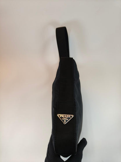 PRADA 普拉达 尼龙 单肩包 黑色 管理编号：10765