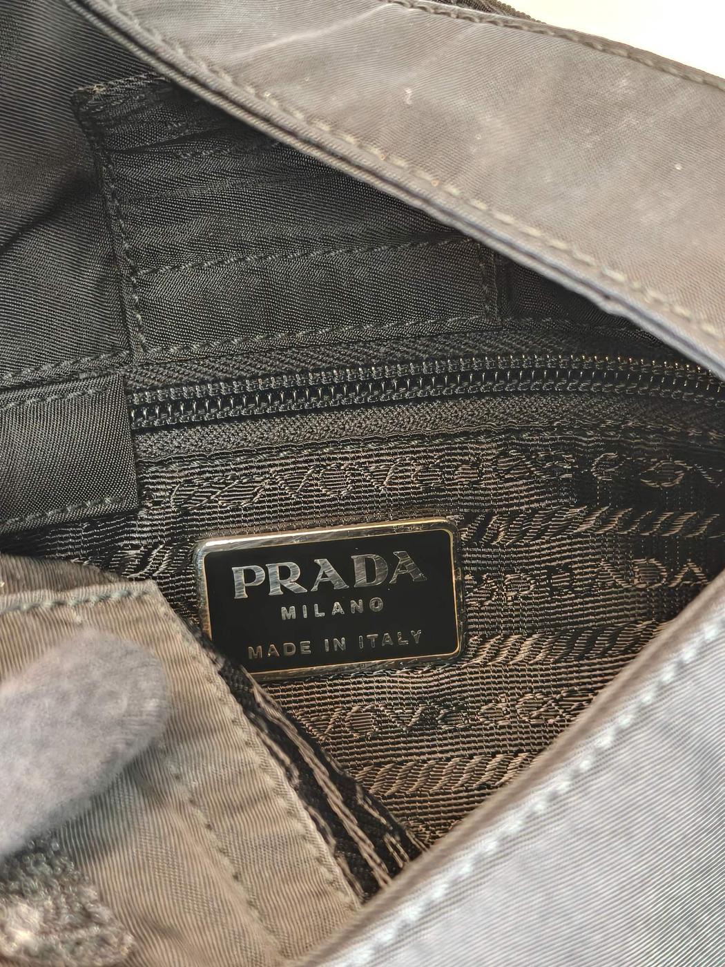 PRADA 普拉达 尼龙 单肩包 黑色 管理编号：10765