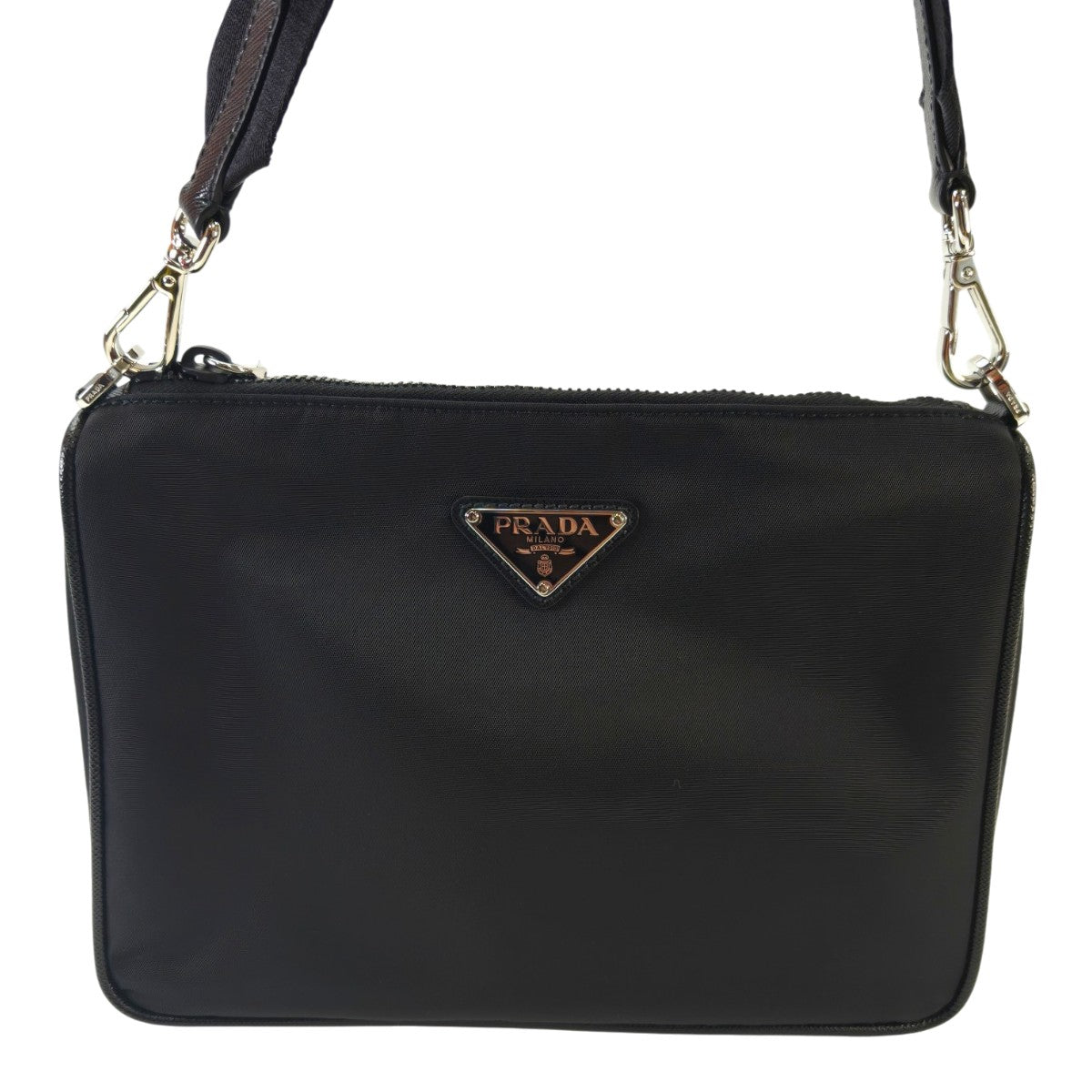 PRADA 普拉达 尼龙 单肩包 NERO 黑色 型号：10820