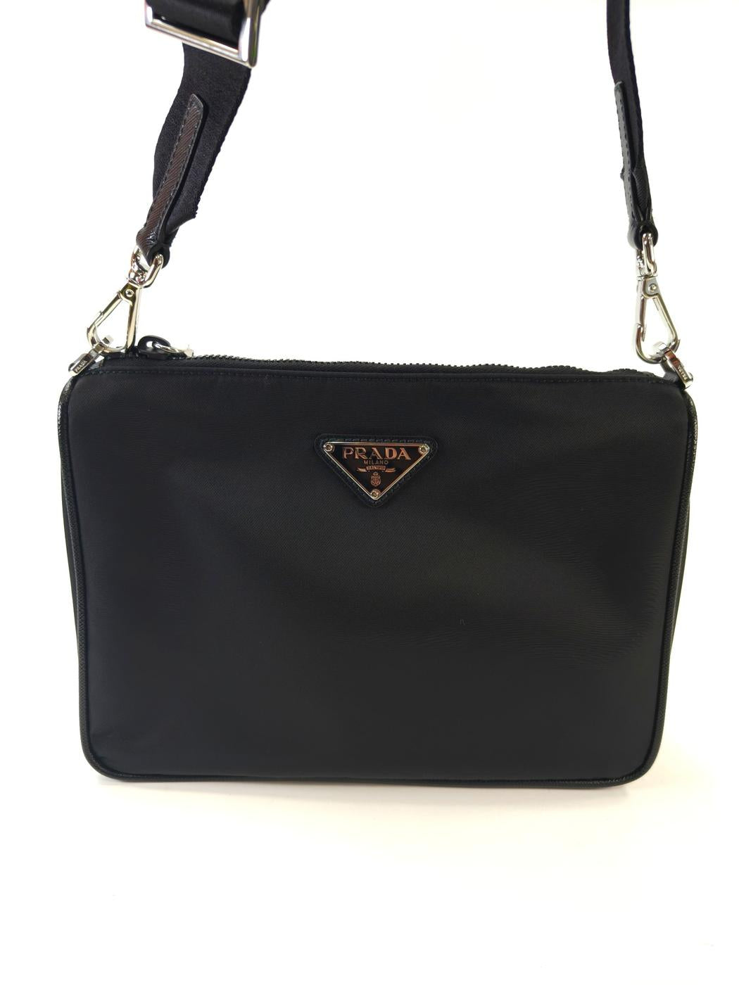 PRADA 普拉达 尼龙 单肩包 NERO 黑色 型号：10820