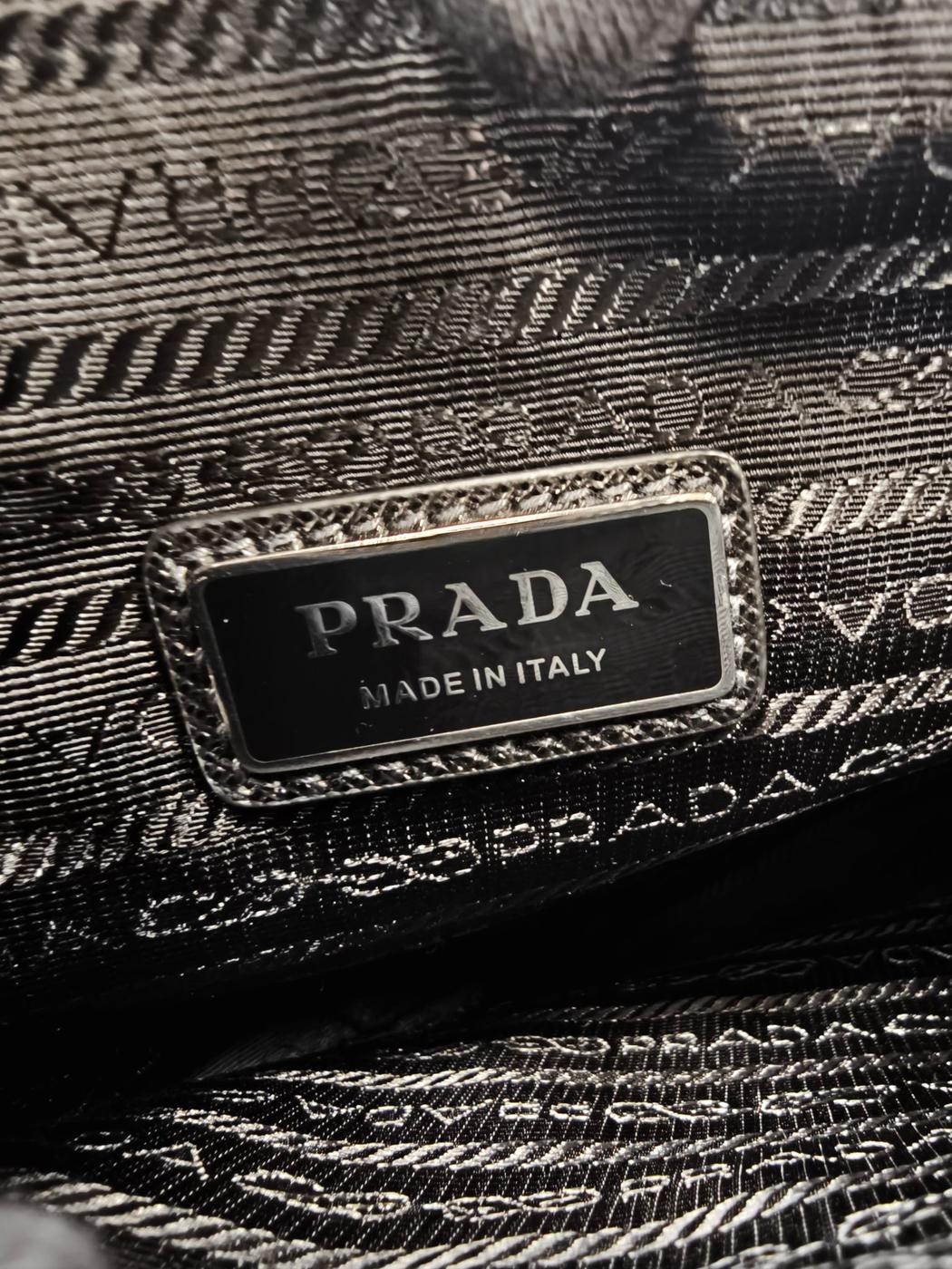 PRADA 普拉达 尼龙 单肩包 NERO 黑色 型号：10820