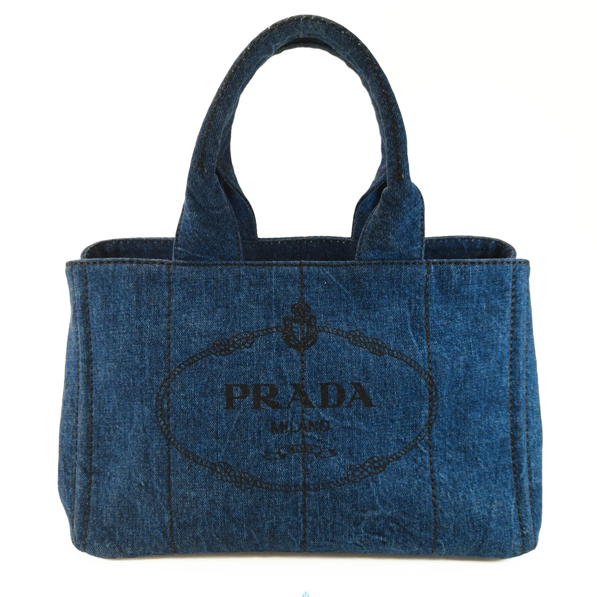 PRADA 普拉达 Canapa 托特包 丹宁布 款号：10835