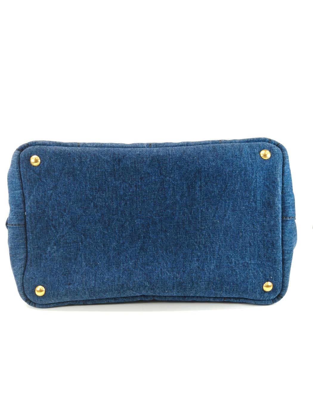 PRADA 普拉达 Canapa 托特包 丹宁布 款号：10835