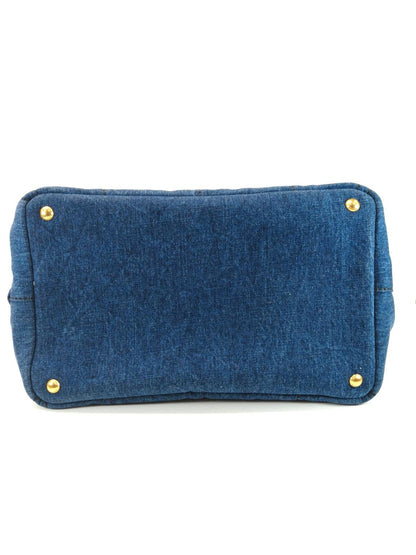 PRADA 普拉达 Canapa 托特包 丹宁布 款号：10835